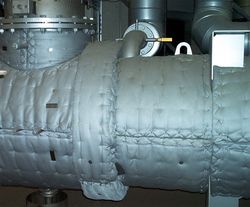 Dämmkapoen für Wärmetauscher von Groß-BHKW - Anlagen